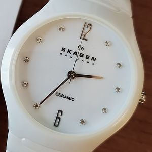 Skagen Denmark ceramic watch